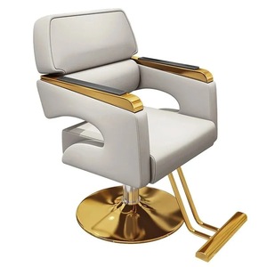 Silla de Barbero Hidráulica de Diseño Vintage para Salón de Belleza, Muebles de Peluquería Resistentes y Modernos - Product Image 5