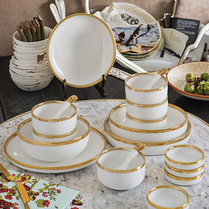 Bán Buôn Sang Trọng Mộc Mạc Đồ Đá Phản Ứng Men Đặt Bữa Ăn Tối Thiết Kế Cổ Điển Nhà Hàng Bộ Đồ Ăn Cho Phục Vụ-Trung Quốc Của Giá Tốt Nhất - Product Image 1