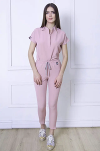 Vente en gros Uniforme médical d'infirmière d'hôpital Ensemble de soins personnalisé Clinique Spa et Salon Vêtements de travail Gommage pour femmes - Product Image 3