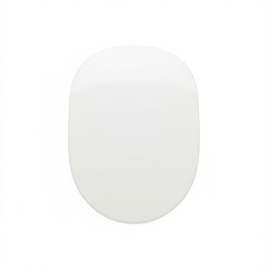 Asiento de inodoro para Althea, forma de florero, color rosa, 7 piezas blancas, 50,5 cm de largo, 37,5 cm de ancho, 7 cm de alto - Product Image 3