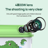 Appareil photo instantané pour enfants 2,4 pouces 14MP Impression thermique Papier thermique HD 1080P Cadeau d'anniversaire pour les enfants de 3 à 12 ans Filtre MP3 Double objectif