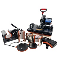 Machine de Presse à Chaud 5 en 1 pour Sublimation T-Shirt, Transfert de Vêtements, Imprimante à Plat PLC Fournie par QUAFF 32