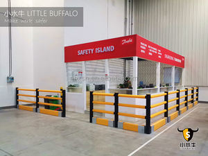 حاجز حاجز حاجز حاجز أرضي من البوليمر للخدمة الشاقة ، درابزين أرضي من البلاستيك شديد التحمل ، درابزين حاجز حاجز من البلاستيك - Product Image 6