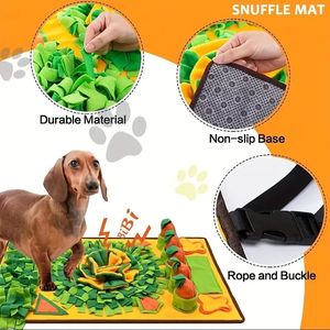 Interaktive karotten förmige Haustier matte Ungiftige rutsch feste Baumwoll katzen Hunde fördern gesunde Ess gewohnheiten Entspannungs tier - Product Image 3