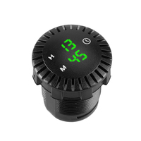 Vente en gros d'horloges de tableau de bord 12V 24V pour voiture, horloge numérique LED pour voiture