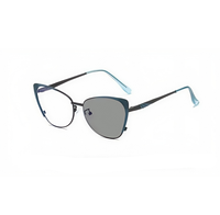 Lunettes de vue pour adultes, style œil-de-chat, unies, photochromiques, durables, légères, à monture complète, protection UV, pour myopes, vente en gros