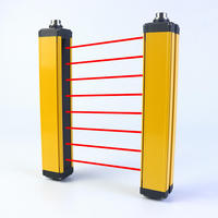 Barrière de sécurité infrarouge industrielle NPN PNP 12-24V DC, dispositif de protection d'espace à pas de 20mm/40mm, capteur de rideau lumineux