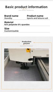 Unisex Thoải Mái Thể Thao Người Đàn Ông Của Hai-Mảnh Dây Kéo Áo Khoác Thể Thao Giản Dị Chạy Bộ Mặc Rắn Thoáng Khí Thời Trang Phố Cho Chạy Bộ - Product Image 6