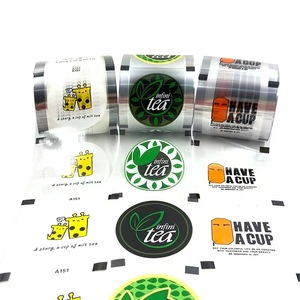 Película de Sellado de Vasos Impresa Personalizada con Bajo Pedido Mínimo, Rollo de Película de Embalaje para Sellado de Vasos, Película de Embalaje para Tapas - Product Image 1