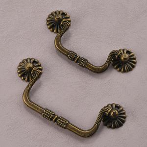 Poignée rétro en bronze pour armoire de cuisine, <span class=keywords><strong>commode</strong></span>, chambre, dressing, salon, hôtel – Trois tailles disponibles - Product Image 3