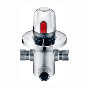 Misturador de água termoestático válvula de 1 polegada, misturador personalizado da água mistura de temperatura válvula