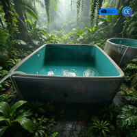 Piscines pliables portables pour intérieur/extérieur, taille personnalisée, piscine pour adultes et enfants, pour usage familial