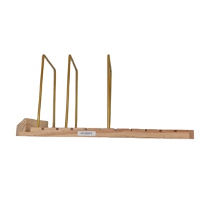 Porte-disque <span class=keywords><strong>vinyle</strong></span> en <span class=keywords><strong>bois</strong></span> de conception à gorge profonde, rangement en pin sur les albums avec finition de surface gravée - Product Image 1
