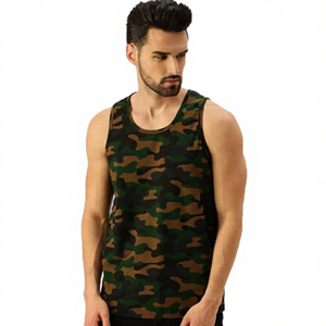 Débardeurs de sport pour hommes, été, sans manches, coupe ajustée, décontractés, tricotés, lavés, polyester uni, respirants, séchage rapide, écologiques - Product Image 4