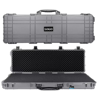 Boîte en plastique dur personnalisable de grande taille d'équipement renforcé de longueur pour G-U-N pour le stockage à long terme Supports OEM et ODM