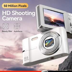 Mini Cámara Digital 4K 50MP con Batería de Alta Capacidad, Zoom 16X, Cámara de Mano para Fotografía de Viajes al Aire Libre - Product Image 5