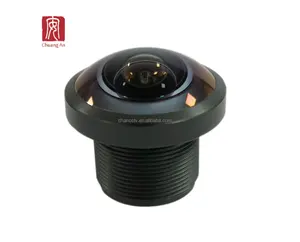 1/2.3" 12MP 235 Degree 1.41mm M12 Fisheye Lens for VR Binocular Stereo Vision 360 CCTV Camera