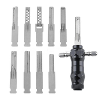 Kit d'outils de serrurier en aluminium pour ouverture rapide et réparation de serrures, résistant aux intempéries pour utilisation en cas d'urgence, ensemble professionnel d'ouverture de serrures