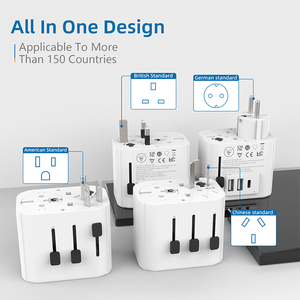Chất lượng cao 20W chúng tôi tiêu chuẩn Du Lịch Ổ cắm điện USB tường Sạc điện cắm Adapter với NFC cho UK & EU 10A Đánh giá hiện tại - Product Image 5
