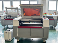 Graveur et découpeur laser CO2 industriel 9060 1390, équipement CNC équipé d'un tube Yongli et d'un contrôleur Ruida pour le bois, l'acrylique, le MDF et l'artisanat