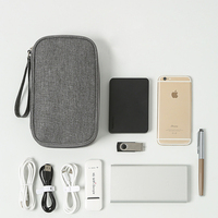Nouveau câble de données multifonctionnel plat Organisateur de câbles numériques Sac de rangement pour accessoires