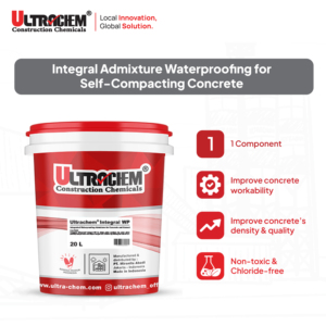 Vật liệu phụ gia WP tích hợp ultrachem được trộn vào hỗn hợp bê tông để cải thiện khả năng làm việc của bê tông và giảm hàm lượng nước - Product Image 2