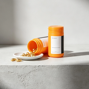 Botella de Plástico PP de 80 ml con Cierre a Presión para Píldoras, Cápsulas, Suplementos, Vitaminas y Tabletas, con Tapa Abatible - Product Image 4