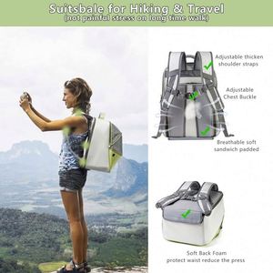 Mochila Expandible para Mascotas, Muestra Gratis, Mochila Expandible para Mascotas, Duradera, Transpirable, de Malla, Mochila Transportadora para Mascotas - Product Image 2