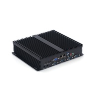 Mini PC Industrial Delgado Sin Ventilador Que Ahorra Espacio i3/i5/i7 8GB+128GB 4 USB HD+VGA DC 12V para Adquisición de Datos IoT