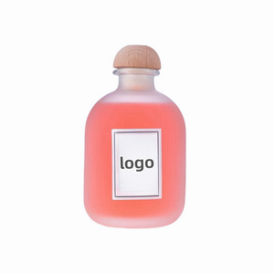 بالجملة زجاجات زجاجية صغيرة معالجة الصقيع للنبيذ روح الخمور عصير الحليب القهوة ويسكي الفودكا-مع الفلين - Product Image 2