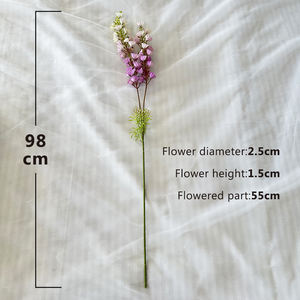 <span class=keywords><strong>Digitalis</strong></span> lingotto bianco artificiale rosso Delphinium fiori casa matrimonio natale decorazione di pasqua vera seta - Product Image 6