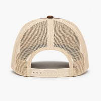 Casquette Trucker à 5 Panneaux avec Dos en Maille Bicolore, Cordon Avant, Logo en Cuir Embossé Personnalisé, Respirante et Réglable avec Fermeture Snapback