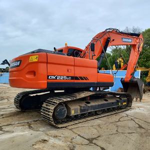 Excavadora sobre orugas Doosan DX225 usada en excelentes condiciones de trabajo 22t con buen componente de motor - Product Image 4