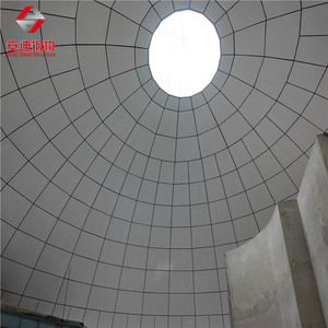 大型ゲージプレハブドーム鋼ガラス屋根建物 - Product Image 3