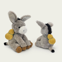 Nouvel Arrivage : Jouet en Peluche âne porte-bonheur, Décoration d'intérieur, Cadeau du Nouvel An, Doux, Deux Couleurs, Adorable âne avec gourde