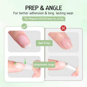 Adhesivo fuerte profesional respetuoso con el medio ambiente para pegamento de gel de uñas de larga duración - Product Image 5