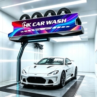 Effet de nettoyage puissant, haute pression d'eau, lave-auto automatique, équipement de lavage automatique pour les locations de voitures