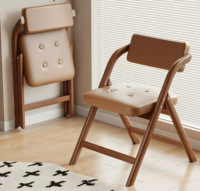 Chaises pliantes portables en métal, style minimaliste moderne, tabourets de bar avec dossier solide et assise en éponge, capacité 150 kg, pour salon