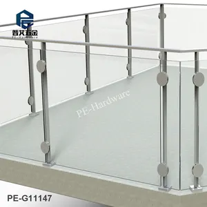 Edelstahl Flatbar Post Design Wohn geländer Deck Balustrade Terrasse Geländer Zaun für Balkon