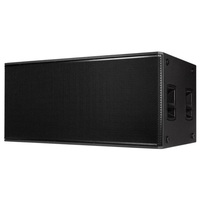 SUB 8008-AS Subwoofer professionnel double 18 pouces haute puissance avec alimentation électrique pour système de sonorisation des basses