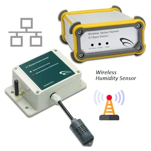 Industrial Wireless Temperature Humidity Sensor System G7 displays stores all incoming data to computer