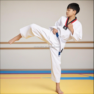 Đồ tập võ thuật Taekwondo Dobok chất lượng cao, thân thiện với môi trường, màu trắng, dành cho cả nam và nữ của Woosung - Product Image 6