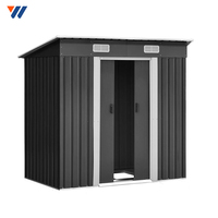 YW matériel bricolage 20X20 4X4 7X7 8X8 hangar de stockage d'outils pour arrière-cour avec porte latérale jardin hangar à outils géant