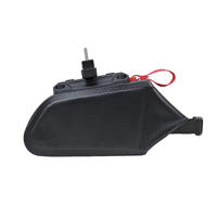 Briviga 0,5L TPU Wasserdichte Fahrradsatteltasche Schwarz Schnellverschluss-Untersitztasche für Rennrad MTB Gravel Radfahren Pendeln