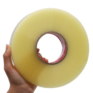 Nastro Adesivo Trasparente BOPP Ginnva in Rotoli Jumbo per Sigillatura e Imballaggio, <span class=keywords><strong>Alta</strong></span> Resistenza, per Spedizioni e Consegne, Vendita all'Ingrosso - Product Image 1