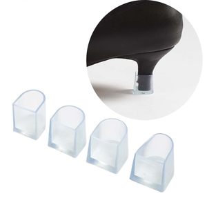 महिलाओं के स्पष्ट pvc एड़ी संरक्षक गैर-पर्ची उच्च एड़ी के स्टॉपर जूते की मरम्मत और सिल्सिंग जूते - Product Image 4