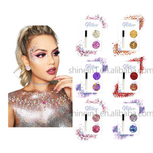 สติกเกอร์พลอยเทียมติดบนใบหน้าสีสันสดใสสำหรับตกแต่งผู้หญิง - Product Image 6