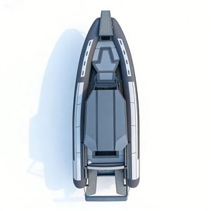 Bote RIB RHIB <span class=keywords><strong>de</strong></span> 9m Achilles Hypalon para 18 Personas con Consola en Venta, Deportivo, Reachsea, Logotipo Personalizado, Color Gris - Product Image 2