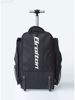 Sac à dos à roulettes en nylon OEM pour patins à roulettes, avec poignée télescopique, sac de transport pour patins à roulettes de vitesse, imperméable, durable, 50-70L, adulte et enfant