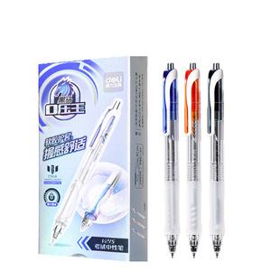 Stylo neutre Deli V215 pour examen, 0,5 mm, séchage rapide, type poussoir, usage général - Product Image 5